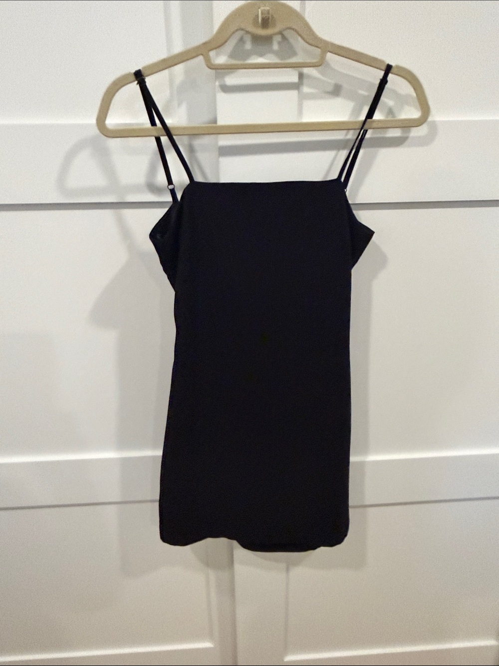 Lulu's Black Slim Spaghetti-Strap Cami